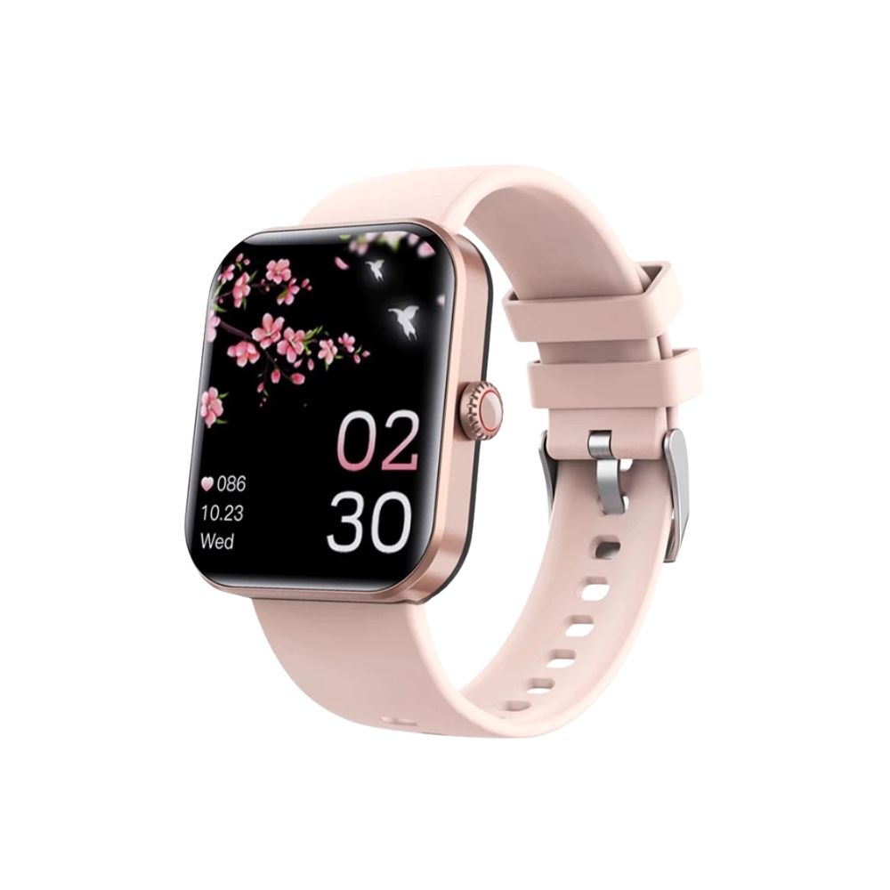 WAT (63) XIAOMI F57L Blood Glucose Smart Curved Screen Waterproof Health Fitness Tracker 1.9" AMOLED - Pink - Image 1
